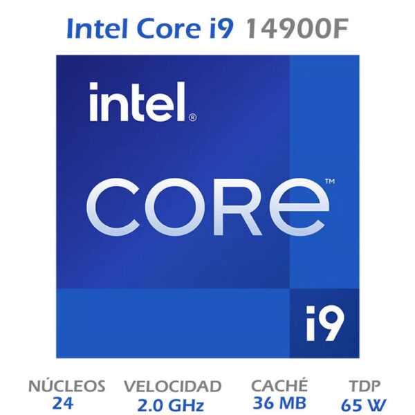 Procesador Intel Core i9-14900F, S-1700, 2.0GHz, 24-Core, 36MB Smart Cache (14va. Generación - Raptor Lake) BX8071514900F - Image 2