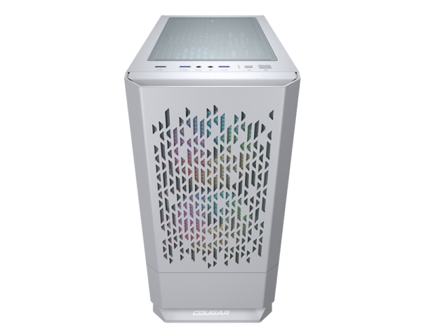 Gabinete Cougar MG140 Air RGB / Mini Tower / Micro ATX/Mini-ITX / USB 3.0 / Sin Fuente / Blanco - Image 3
