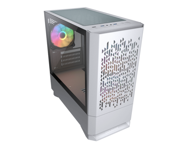 Gabinete Cougar MG140 Air RGB / Mini Tower / Micro ATX/Mini-ITX / USB 3.0 / Sin Fuente / Blanco - Image 2