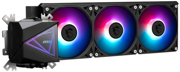 Enfriamiento Liquido MSI MAG CORELIQUID I360 / ARGB / PWM / 3400RPM / LGA 1851 / AM5 / Negro - Image 2