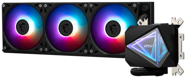 Enfriamiento Liquido MSI MAG CORELIQUID I360 / ARGB / PWM / 3400RPM / LGA 1851 / AM5 / Negro - Image 3