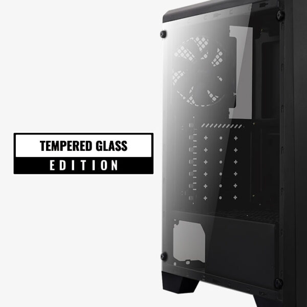 Gabinete AeroCool Cylon / Media Torre / ATX / Mini-ITX / Micro-ATX / Panel Lateral / RGB / Blanco - Image 3