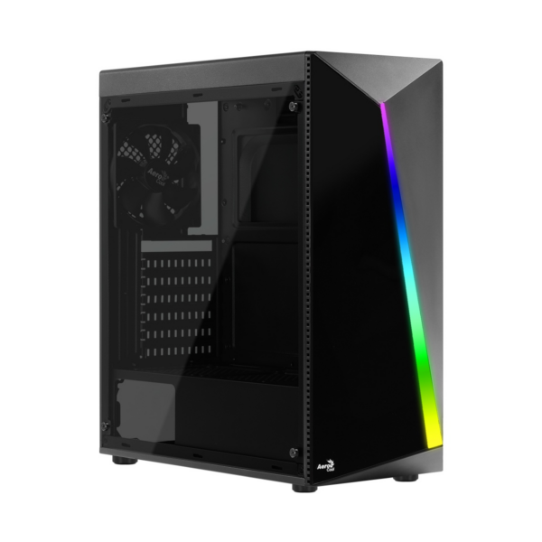 Gabinete Aerocool Cylon ARGB Negro / Midi-Tower / ATX / Fuente de Poder 500W / 80 PLUS Bronze - Image 2