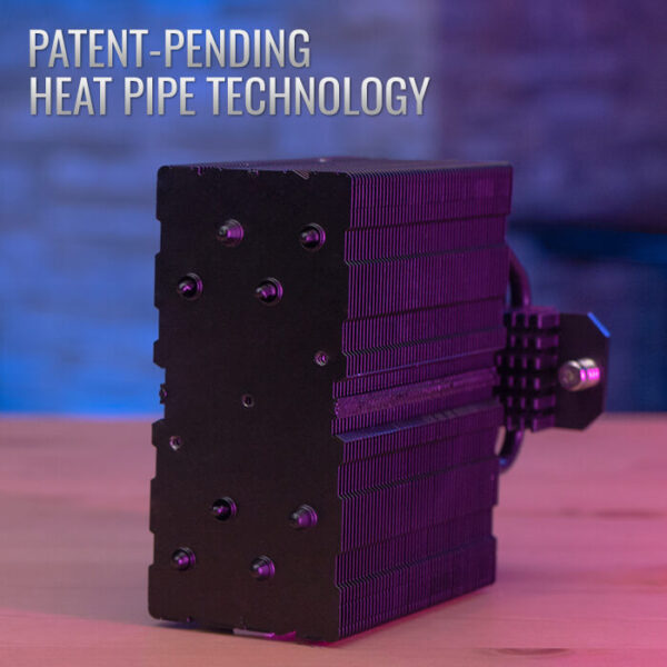 Disipador CPU AeroCool Rime 4 Dual / 120mm / 800-1800RPM / Negro - Image 4