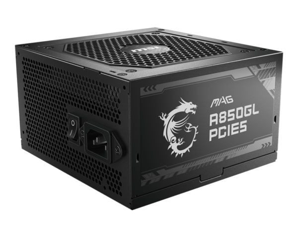 Fuente de Poder MSI MAG A850GL PCIE5 / 850W / 80 Plus Gold / Certificación ATX 3.0 / Compatible con PCIe 5.0 - Image 3