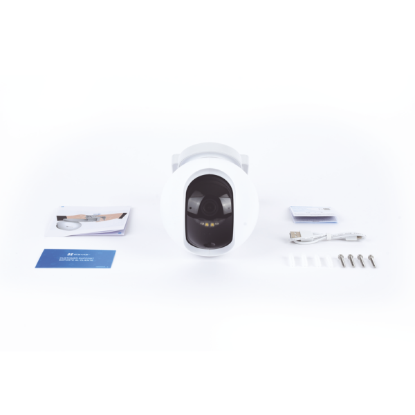 Cámara PT Wi-Fi / 2K Plus (4 MP) / Batería Recargable 10,400 mAh / Cobertura 360° / Visión Nocturna a Color / Audio Bidireccional / Detección Humana Inteligente / Almacenamiento 32 GB eMMC / IP65 - Image 7