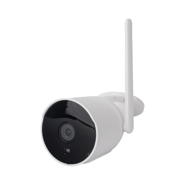 Cámara Bala IP / 2MP / WiFi / Audio Bidireccional / Lente 4 mm / Visión Nocturna / IP65 / Almacenamiento en MicroSD hasta 256 GB