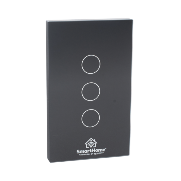Apagador Inteligente Wi-Fi / 3 Regresos / Panel de Vidrio Templado / Control por App y Voz / Compatible con Alexa y Google Home / 800 W por Regreso / 100–250 V - Image 2