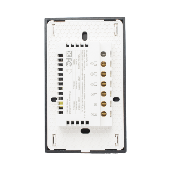 Apagador Inteligente Wi-Fi / 3 Regresos / Panel de Vidrio Templado / Control por App y Voz / Compatible con Alexa y Google Home / 800 W por Regreso / 100–250 V - Image 4