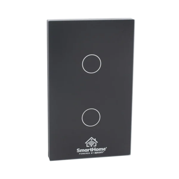 Apagador Inteligente WiFi / 2 Gang / Control de 2 Regresos / Vidrio Templado / Compatible con Alexa y Google Home / 100–250 V / 800 W por Canal / SHS412W - Image 2