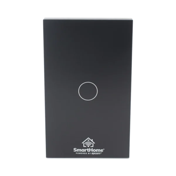 Apagador Inteligente ZigBee / Control de 1 Regreso / Panel de Vidrio Templado / 800 W / 100–250 V / Requiere HUB ZigBee
