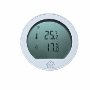 Sensor de Temperatura y Humedad / ZigBee Inalámbrico / Pantalla LCD / Rango -20 °C a 60 °C / Precisión ±0.2 °C / Compatible con HUB ZigBee