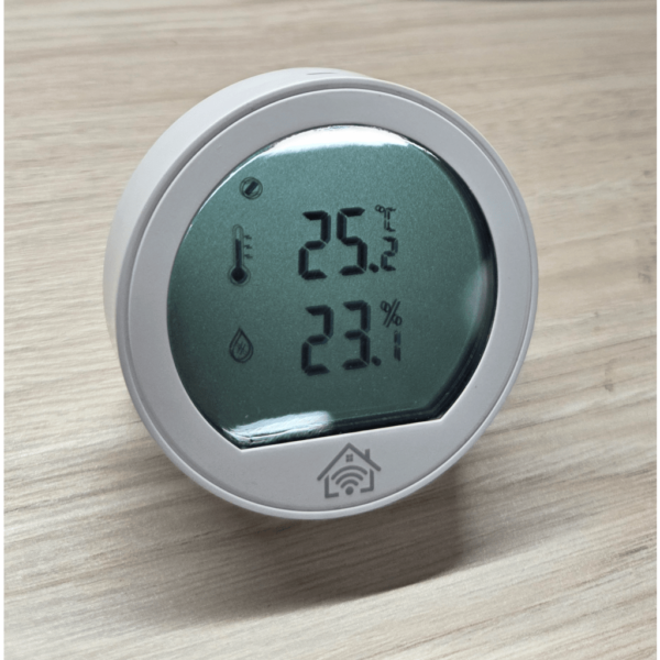 Sensor de Temperatura y Humedad / ZigBee Inalámbrico / Pantalla LCD / Rango -20 °C a 60 °C / Precisión ±0.2 °C / Compatible con HUB ZigBee - Image 2