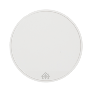 Botón de Pánico y Emergencia Inalámbrico / Comunicación ZigBee 2.4 GHz / Activación con un Solo Toque / Batería CR2032 / Alcance de hasta 130 m / Instalación en Pared
