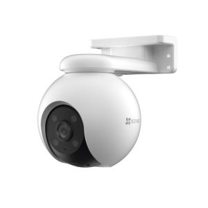 PT WiFi / (3K) 5MP / Visión 360° / Detección humana / Detección de Vehiculo / Sirena / Luz Parpadeante / Colores en Oscuridad / Micro SD / Presets / Autoseguimiento / Exterior