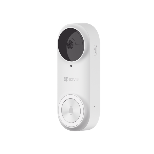 Timbre con Cámara Wi-Fi (Doorbell) de Batería Recargable  / Libre de Cables / Uso Exterior Con Protección (IP65) / Cámara 3 Megapíxel / Llamada a la App / Incluye Timbre Para Interior Con Timbres Seleccionables / Ranura