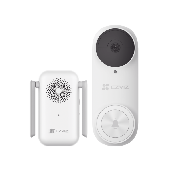 Timbre con Cámara Wi-Fi (Doorbell) de Batería Recargable  / Libre de Cables / Uso Exterior Con Protección (IP65) / Cámara 3 Megapíxel / Llamada a la App / Incluye Timbre Para Interior Con Timbres Seleccionables / Ranura - Image 2