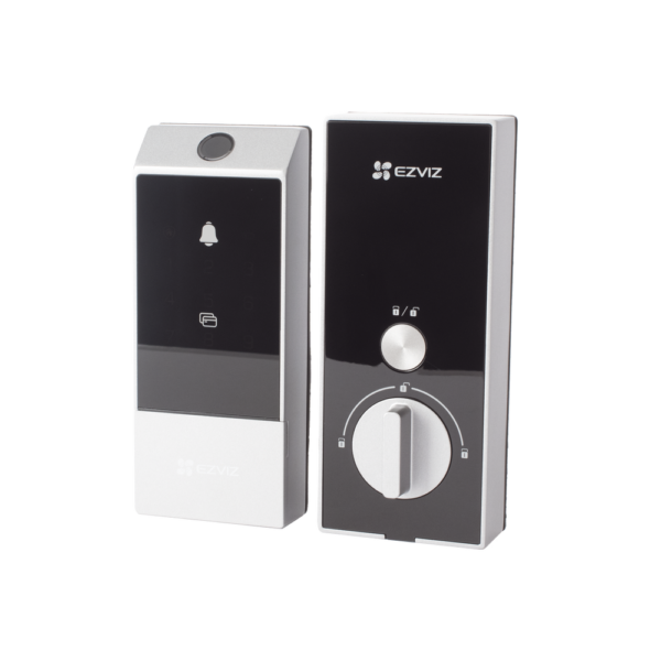 Cerradura Inteligente EZVIZ CS-DL04/PRO / Wi-Fi / Huella Dactilar / Contraseña / Tarjeta RFID / App Remota / Llave Mecánica / Alarma Antimanipulación / IP55 - Image 2