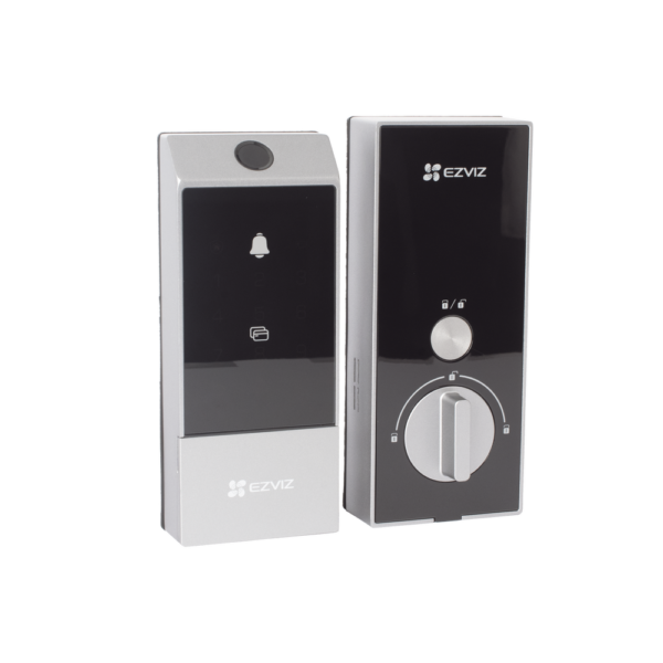 Cerradura Inteligente EZVIZ CS-DL04/PRO / Wi-Fi / Huella Dactilar / Contraseña / Tarjeta RFID / App Remota / Llave Mecánica / Alarma Antimanipulación / IP55 - Image 3