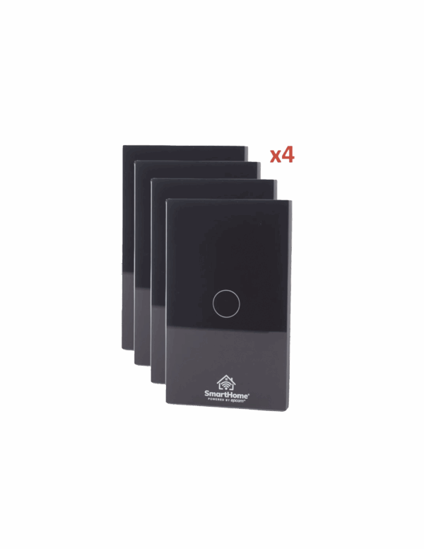 Kit SH411W4K / 4 Interruptores Wi‑Fi / 100‑240 V / Alexa & Google