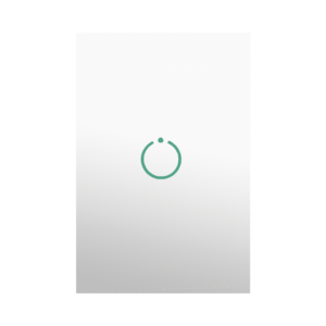 Interruptor Z‑Wave MHS511SL / Panel Táctil Plateado / 1 Botón / 100‑240 V