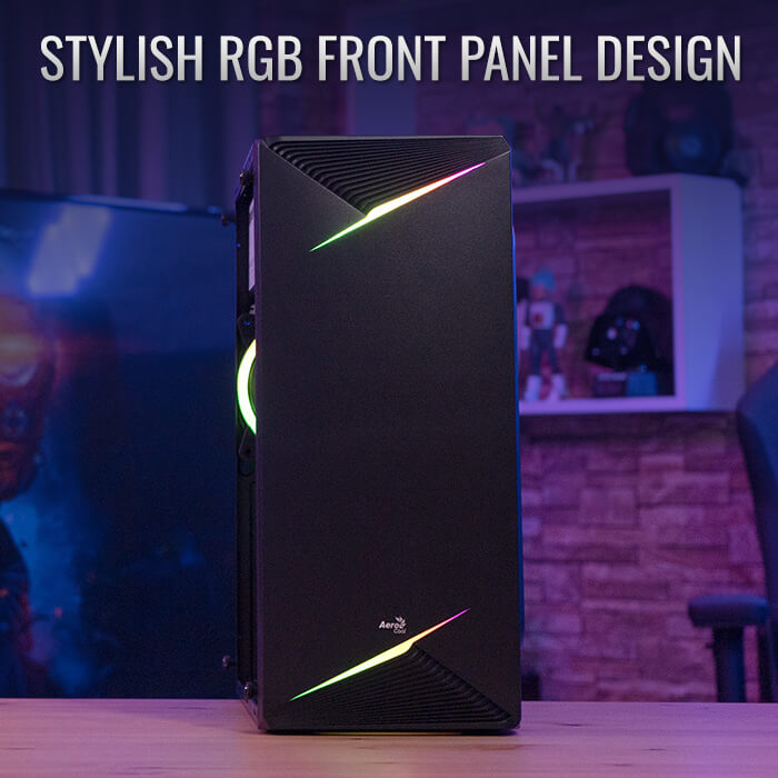 Gabinete AeroCool Talon / Mid-Tower / ATX / RGB / Sin Fuente de Poder / Negro - Image 3