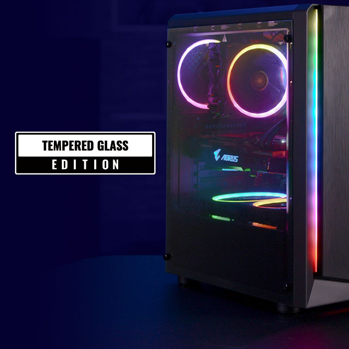 Gabinete AeroCool Rift RGB / Midi-Tower / ATX / Micro-ATX / Mini-ITX / USB 2.0/3.0 / Cristal Templado / Sin Fuente / 1 Ventilador Instalado / Blanco - Image 3